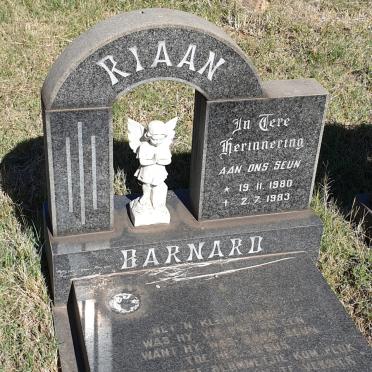 BARNARD Riaan 1980-1983