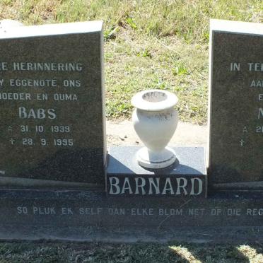 BARNARD Nick 1936- &amp; Babs 1939-1995