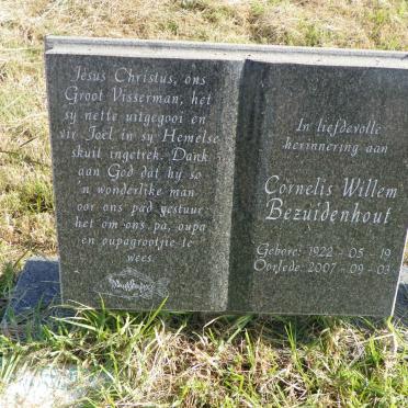 BEZUIDENHOUT Cornelis Willem 1922-2007