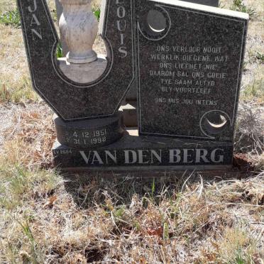 BERG Jan Louis, van den 1951-1998