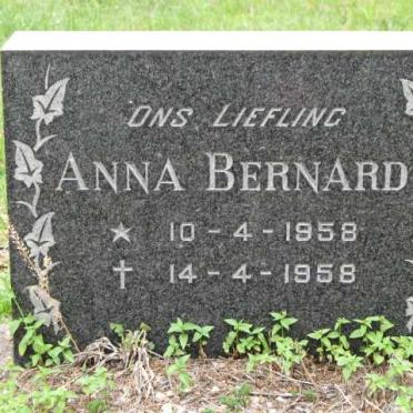 BERNARD Anna 1958-1958