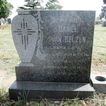 BELZEN Daniel, van 1921-1992