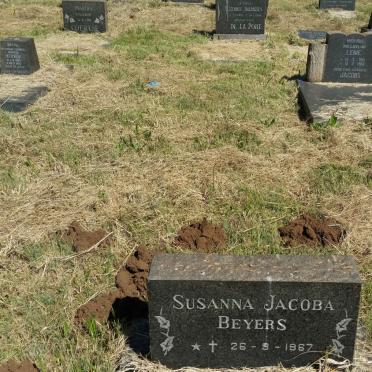 BEYERS Susanna Jacoba 1967-1967