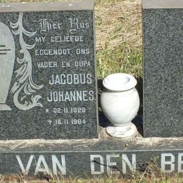 BERG Jacobus Johannes, van den 1928-1984