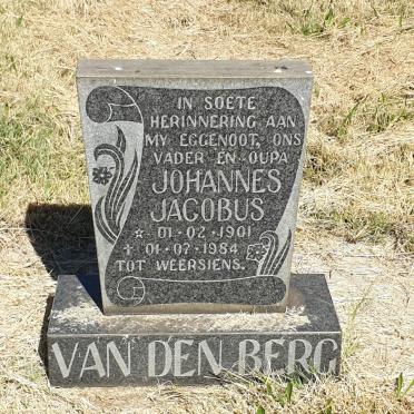 BERG Johannes Jacobus, van den 1901-1984