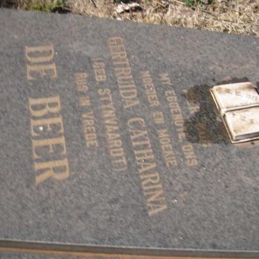 BEER Gertruida Catharina, de nee STYNVAARDT 1928-1986