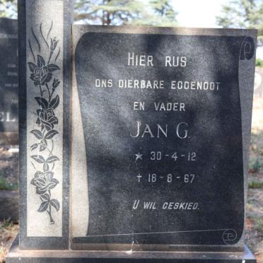 BERG Jan G., van der 1912-1967