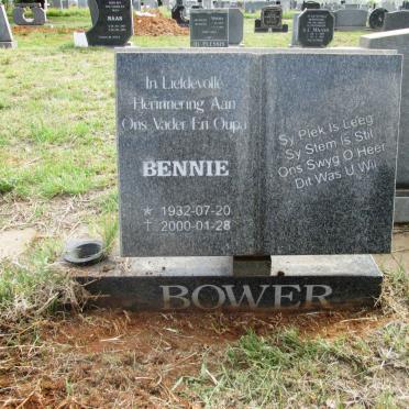 BOWER Bennie 1932-2000