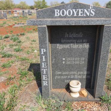 BOOYENS Pieter 1933-2013
