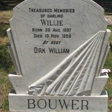 BOUWER Dirk William 1897-1959