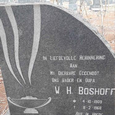 BOSHOFF W.H. 1909-1968