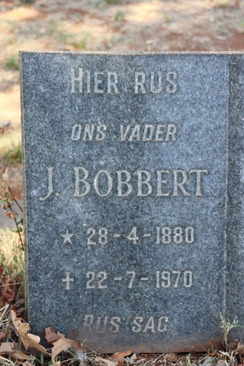 BOBBERT J. 1880-1970  M. 1888-1967_3