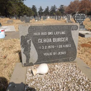 BURGER Gerda 1970-1973