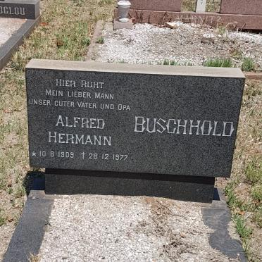 BUSCHHOLD Alfred Hermann 1909-1977