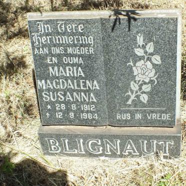 BLIGNAUT Maria Magdalena Susanna 1912-1984
