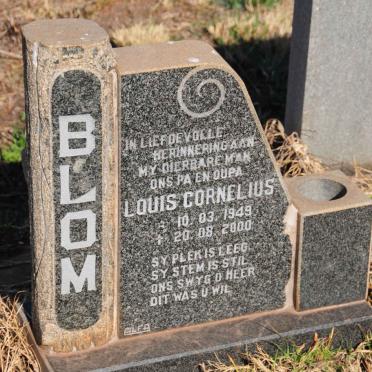 BLOM Louis Cornelius 1949-2000