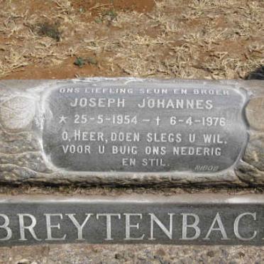 BREYTENBACH Joseph Johannes 1954-1976