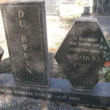 BRUYN Hendrik L., du 1937-1986 & Wilma S.J. 1939-  _2