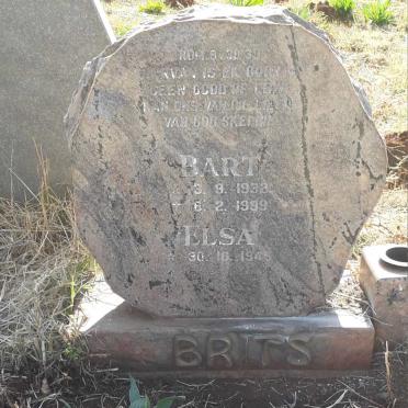 BRITS Bart 1932-1999 & Elsa 1945- 