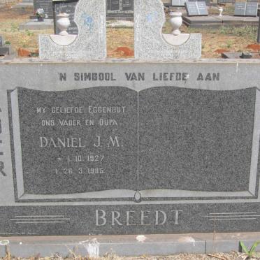 BREEDT Daniel J.M. 1927-1985