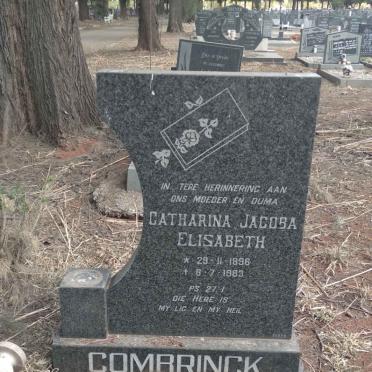 COMBRINCK Catharina Jacoba Elisabeth 1896-1983