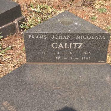 CALITZ Frans Johan Nicolaas 1955-1983