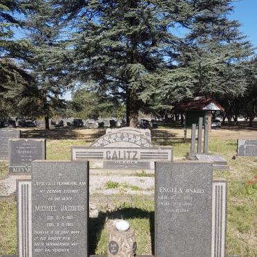 CALITZ Michiel Jacobus 1921-1965 &amp; Engela 1921-2006