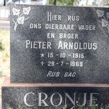 CRONJE Pieter Arnoldus 1915-1969