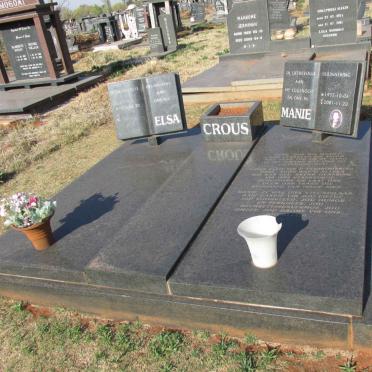 CROUS Manie 1955-2001 & Elsa 19?- 