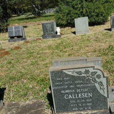 CALLESEN Heinrich Detlef 1907-1985