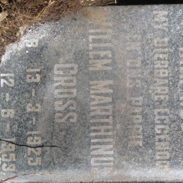 CROSS Willem Marthinus 1925-1953