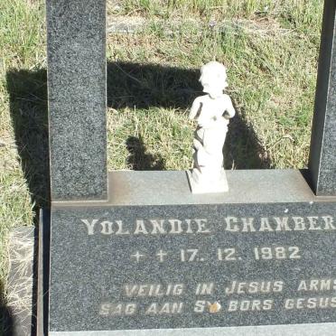 CHAMBERS Yolandie 1982-1982