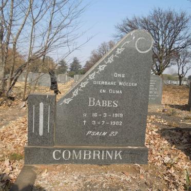 COMBRINK Babes 1919-1982