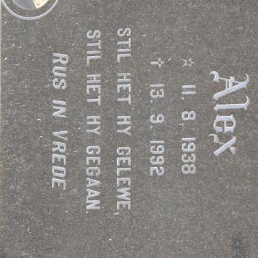 CONRADIE Alex 1938-1992 &amp; Christa 1946-