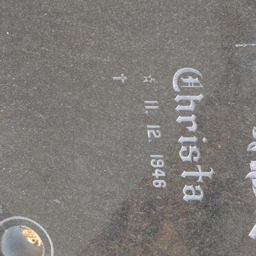 CONRADIE Alex 1938-1992 &amp; Christa 1946-