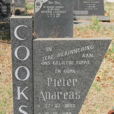 COOKS Pieter Andreas 1899-1988