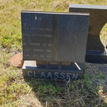 CLAASSEN Ben 1933-1984