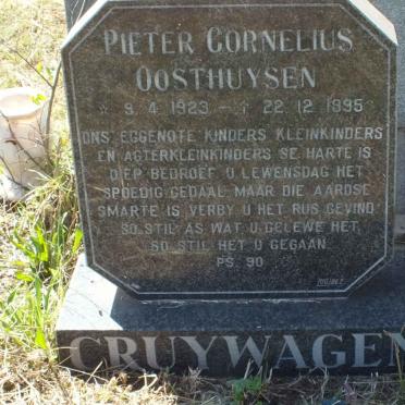 CRUYWAGEN Pieter Cornelius Oosthuysen 1923-1995