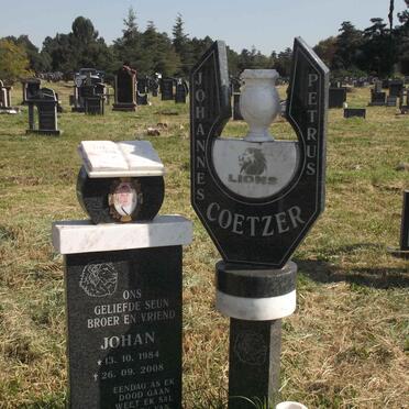COETZER Johannes Petrus 1984-2008