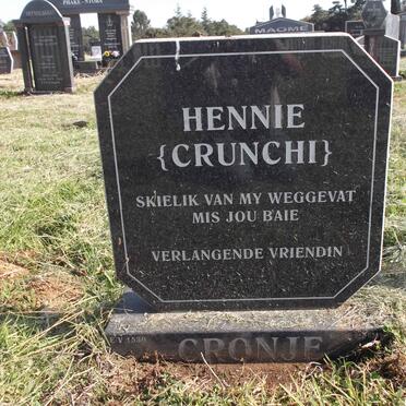 CRONJE Hennie