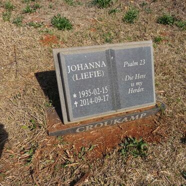 CROUKAMP Johanna 1935-2014