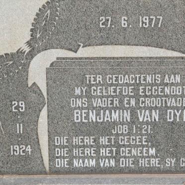 DYK Benjamin, van 1924-1977
