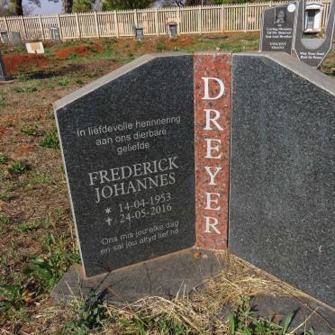 DREYER Frederick Johannes 1953-2016