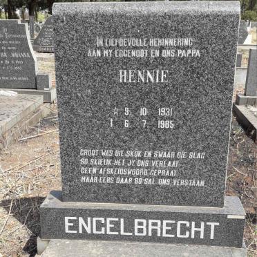 ENGELBRECHT Hennie 1931-1985