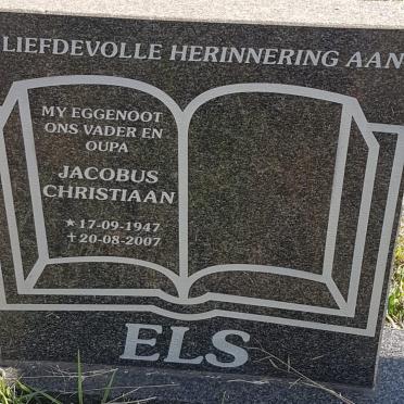 ELS Jacobus Christiaan 1947-2007