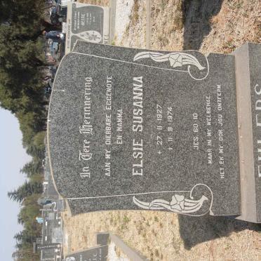 EHLERS Elsie Susanna 1927-1974