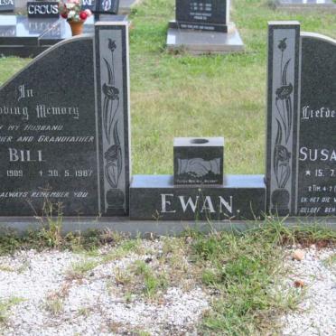 EWAN Bill 1909-1987 &amp; Susanna Maria 1919-1998