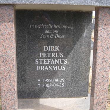 ERASMUS Dirk Petrus Stefanus 1989-2008