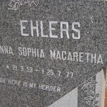 EHLERS Anna Sophia Magaretha 1953-1977