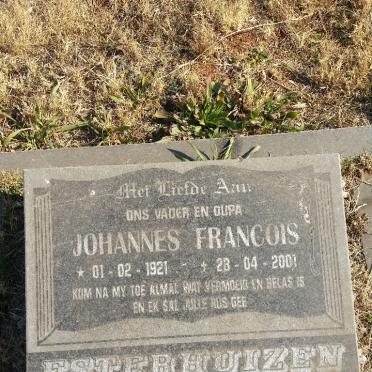 ESTERHUIZEN Johannes Francois 1921-2001